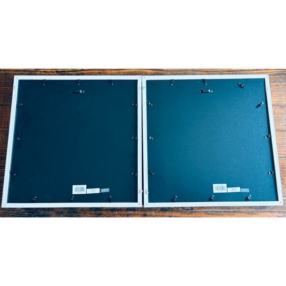 2 Rustic Whitewash Farmhouse Photo Frames 16”x16” or Mat 6.5x4.5” - Picture 4 of 6